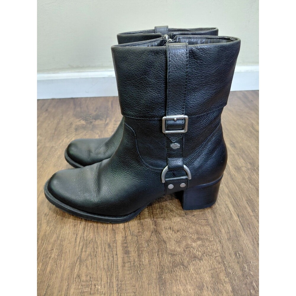 Harley-Davidson Women's Sadie Casual Cuff Black in Boots Size 10M